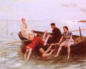 朱尔斯斯卡尔贝 - Les Baigneuses